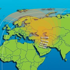 Intelsat 904 Ku-band Spot beam 1